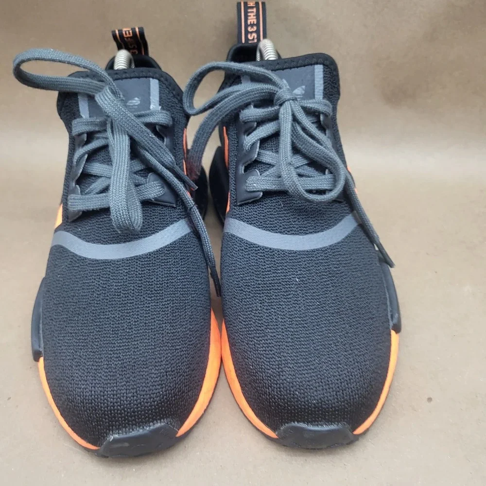 Adidas Size 6 Mens NMD R1 Black Screaming Orange Shoes Sneakers G55575